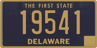 DE license plate 19541