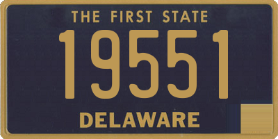 DE license plate 19551