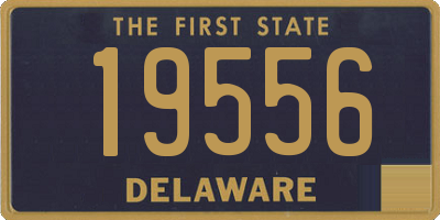 DE license plate 19556