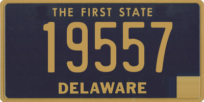 DE license plate 19557
