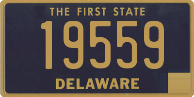 DE license plate 19559