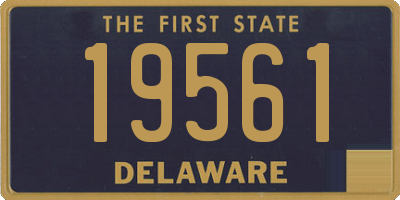 DE license plate 19561