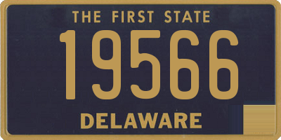 DE license plate 19566