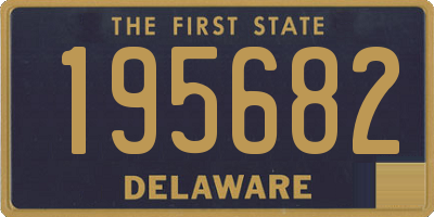 DE license plate 195682