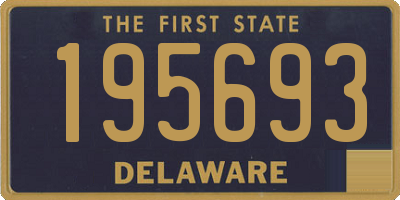 DE license plate 195693