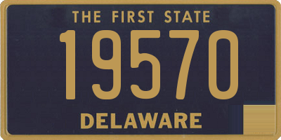 DE license plate 19570