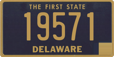 DE license plate 19571