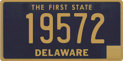 DE license plate 19572