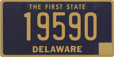 DE license plate 19590