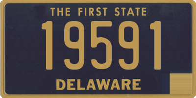 DE license plate 19591