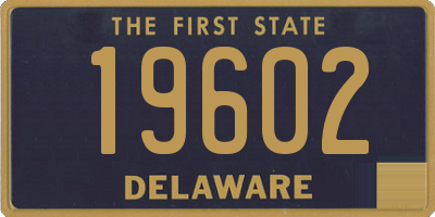 DE license plate 19602