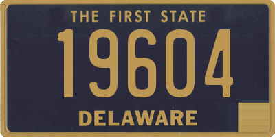 DE license plate 19604