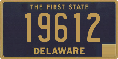 DE license plate 19612