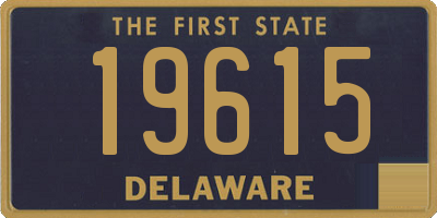 DE license plate 19615