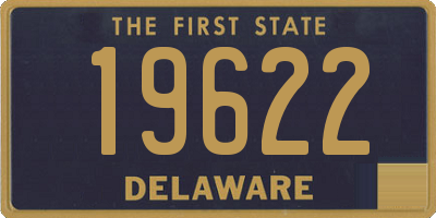 DE license plate 19622