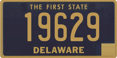 DE license plate 19629