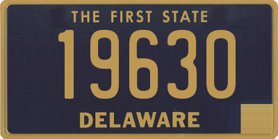 DE license plate 19630