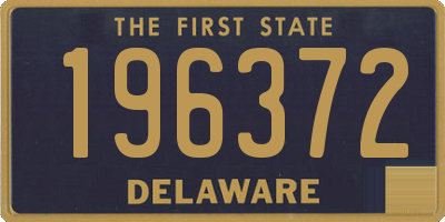 DE license plate 196372