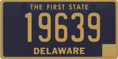 DE license plate 19639