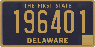 DE license plate 196401