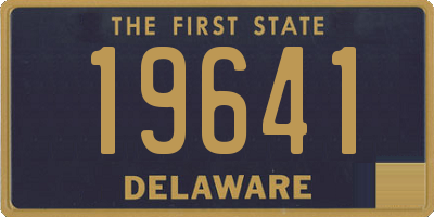 DE license plate 19641