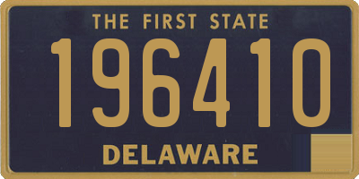 DE license plate 196410