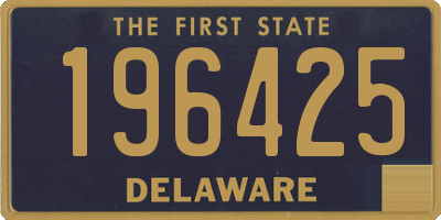 DE license plate 196425