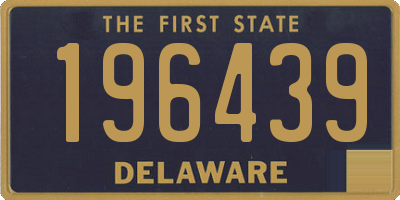 DE license plate 196439