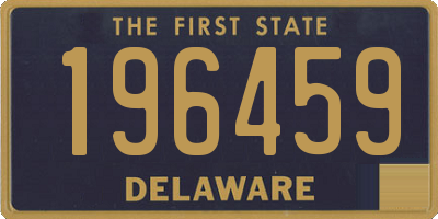DE license plate 196459