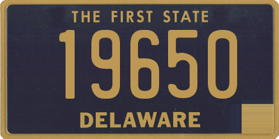 DE license plate 19650