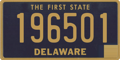 DE license plate 196501