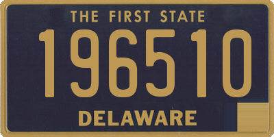 DE license plate 196510