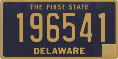 DE license plate 196541