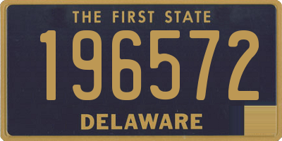 DE license plate 196572