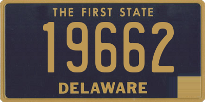 DE license plate 19662