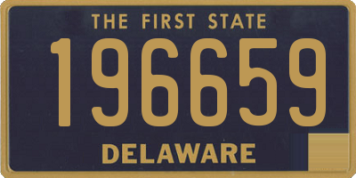 DE license plate 196659
