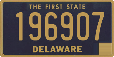 DE license plate 196907