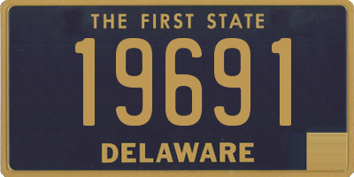 DE license plate 19691