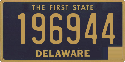 DE license plate 196944