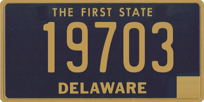 DE license plate 19703