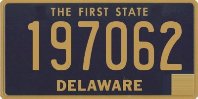 DE license plate 197062