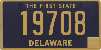 DE license plate 19708