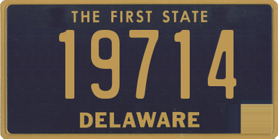 DE license plate 19714