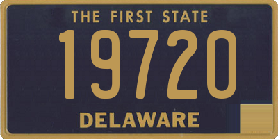 DE license plate 19720