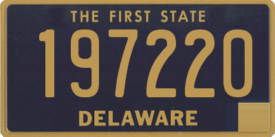 DE license plate 197220