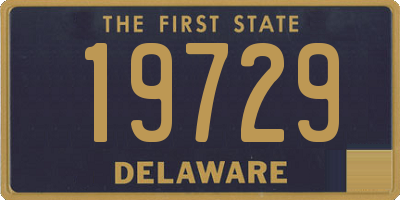 DE license plate 19729