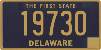 DE license plate 19730