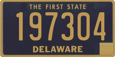 DE license plate 197304