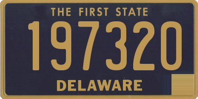 DE license plate 197320