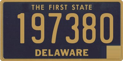 DE license plate 197380